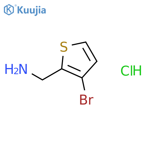 (3-Bromothiophen-2-yl)methanamine hydrochloride structure