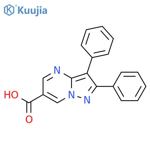 2,3-Diphenylpyrazolo[1,5-a]pyrimidine-6-carboxylic acid structure