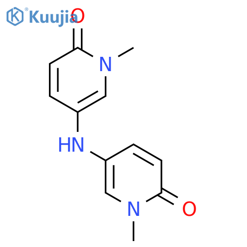1-Methyl-5-(1-methyl-6-oxo-1,6-dihydropyridin-3-yl)amino-1,2-dihydropyridin-2-one structure