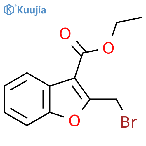 Ethyl 2-(bromomethyl)-1-benzofuran-3-carboxylate structure