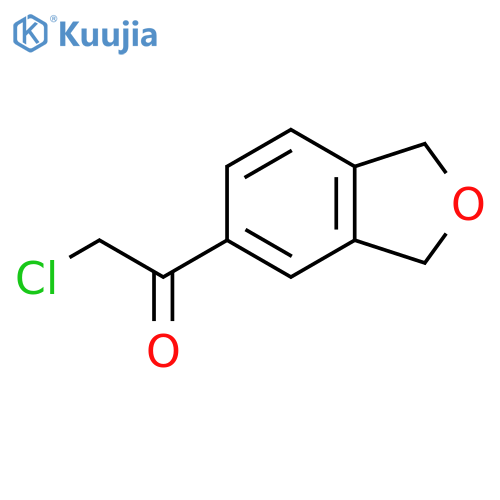 2-chloro-1-(1,3-dihydro-2-benzofuran-5-yl)ethan-1-one structure