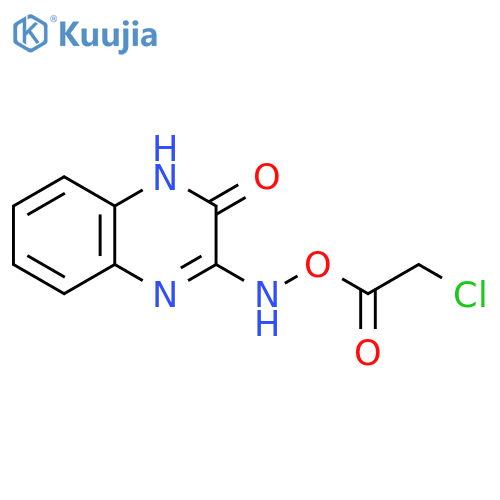 [(3-oxo-1,4-dihydroquinoxalin-2-ylidene)amino] 2-chloroacetate structure