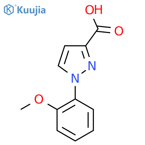 1-(2-methoxyphenyl)-1H-pyrazole-3-carboxylic acid structure
