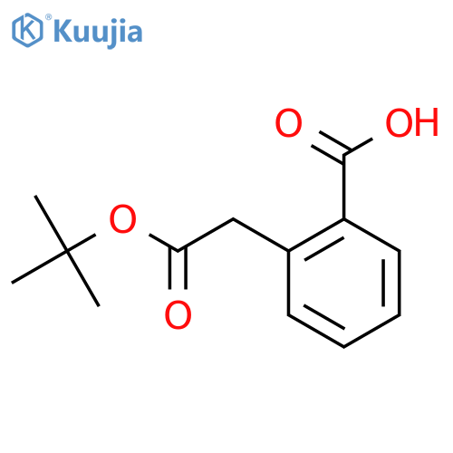 2-2-(tert-butoxy)-2-oxoethylbenzoic acid structure