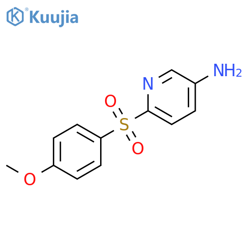 6-(4-methoxybenzenesulfonyl)pyridin-3-amine structure