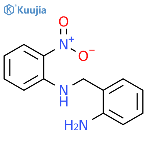 N-[(2-aminophenyl)methyl]-2-nitroaniline structure