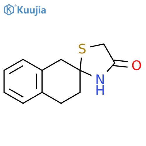 3,4-Dihydro-1H-spironaphthalene-2,2'-1,3thiazolidine-4'-one structure