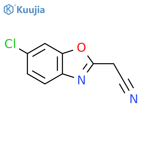 6-Chlorobenzo[d]oxazole-2-acetonitrile structure