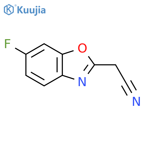 6-Fluorobenzo[d]oxazole-2-acetonitrile structure