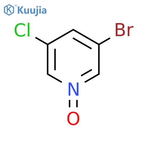 3-Bromo-5-chloropyridine 1-oxide structure