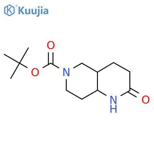 tert-Butyl 2-Oxo-1,3,4,4a,5,7,8,8a-octahydro-1,6-naphthyridine-6-carboxylate structure