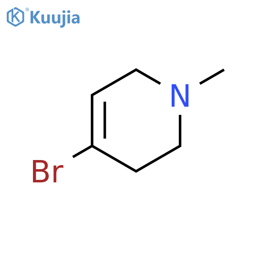 Pyridine, 4-bromo-1,2,3,6-tetrahydro-1-methyl- structure