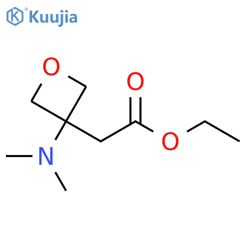 3-Oxetaneacetic acid, 3-(dimethylamino)-, ethyl ester structure