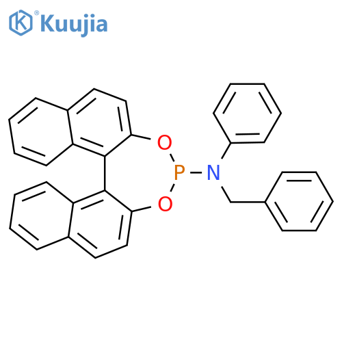 (11bR)-N-benzyl-N-phenyldinaphtho[2,1-d:1',2'-f][1,3,2]dioxaphosphepin-4-amine structure