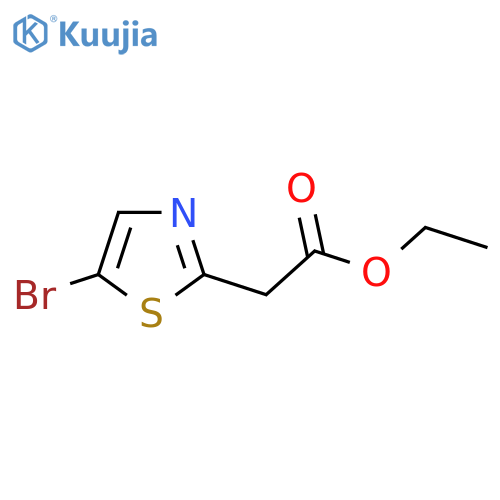 Ethyl 2-(5-Bromo-1,3-thiazol-2-yl)acetate structure
