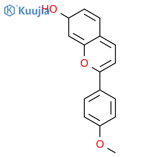 1-Benzopyrylium,7-hydroxy-2-(4-methoxyphenyl)-, chloride (9CI) structure