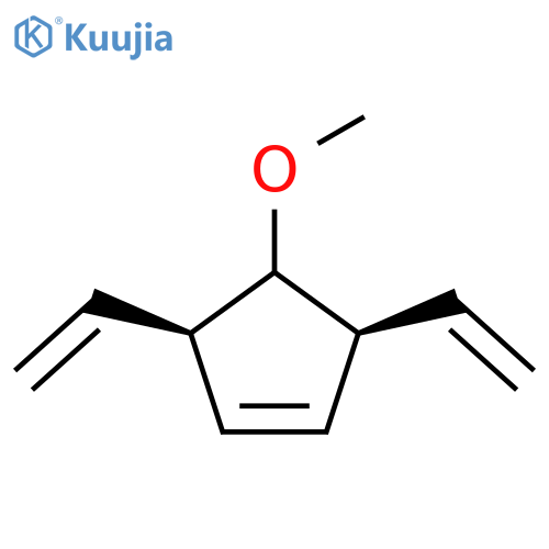 Cyclopentene,3,5-diethenyl-4-methoxy-, (3a,4a,5a)- (9CI) structure