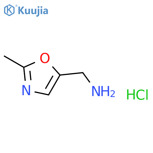 (2-Methyloxazol-5-yl)methanamine hydrochloride structure