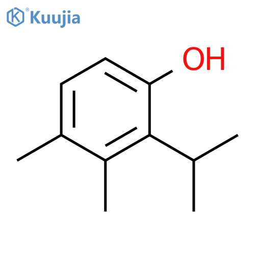 Phenol, 3,4-dimethyl-2-(1-methylethyl)- structure