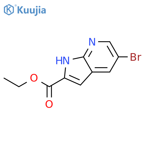 Ethyl 5-Bromo-1H-pyrrolo2,3-bpyridine-2-carboxylate structure