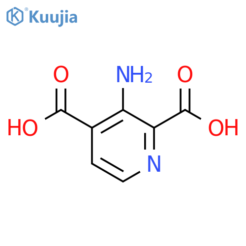 3-Aminopyridine-2,4-dicarboxylic acid structure