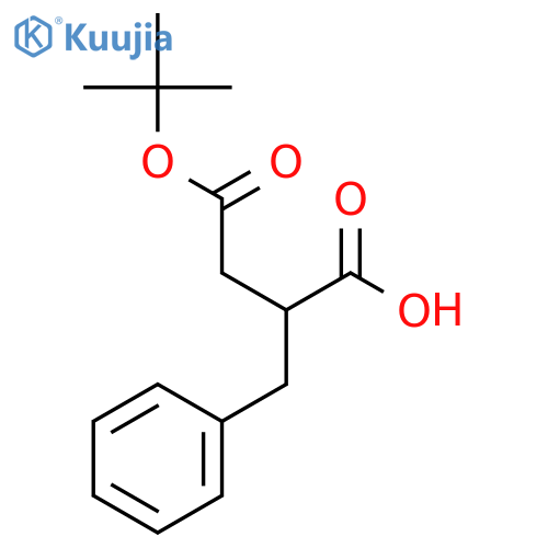 (2R)-2-benzyl-4-(tert-butoxy)-4-oxobutanoic acid structure