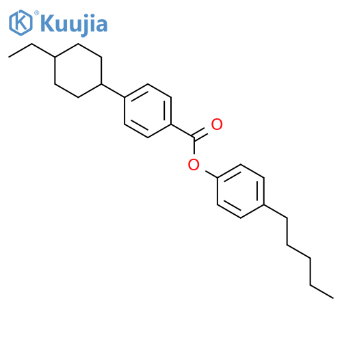 4-Pentylphenyl 4-(trans-4-ethylcyclohexyl)benzoate structure