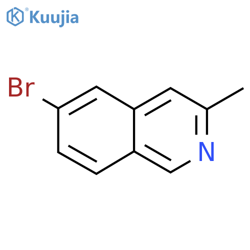6-Bromo-3-methylisoquinoline structure