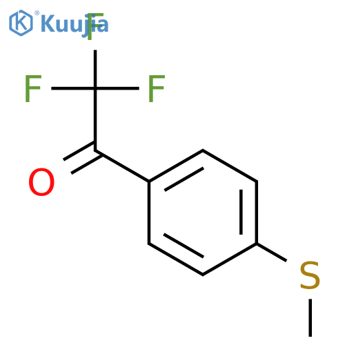 2,2,2-trifluoro-1-4-(methylsulfanyl)phenylethan-1-one structure
