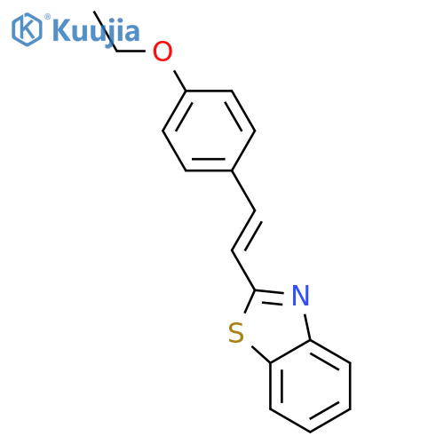 Benzothiazole, 2-[2-(4-ethoxyphenyl)ethenyl]- structure
