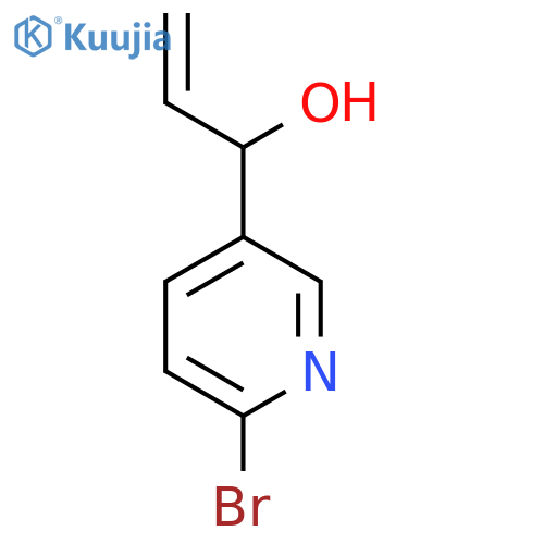 1-(6-bromopyridin-3-yl)prop-2-en-1-ol structure