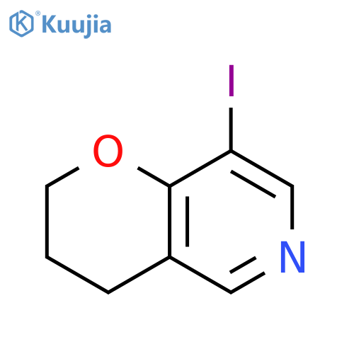 8-Iodo-3,4-dihydro-2H-pyrano3,2-cpyridine structure