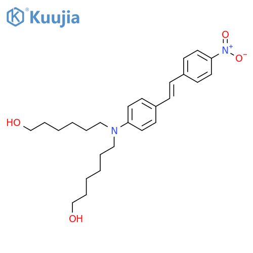 1-Hexanol, 6,6'-[[4-[2-(4-nitrophenyl)ethenyl]phenyl]imino]bis- structure