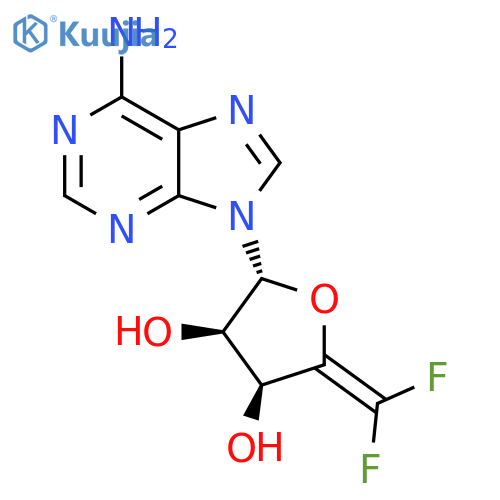 Adenosine, 4',5'-didehydro-5'-deoxy-5',5'-difluoro- structure