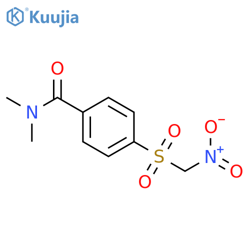 Benzamide, N,N-dimethyl-4-[(nitromethyl)sulfonyl]- structure