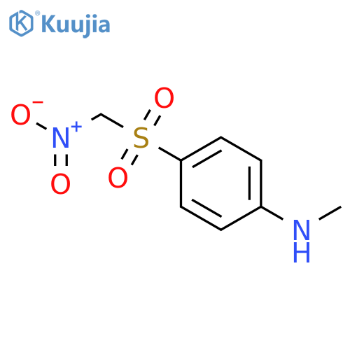 BENZENAMINE, N-METHYL-4-[(NITROMETHYL)SULFONYL]- structure