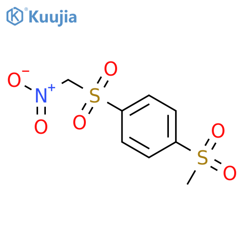 Benzene, 1-(methylsulfonyl)-4-[(nitromethyl)sulfonyl]- structure