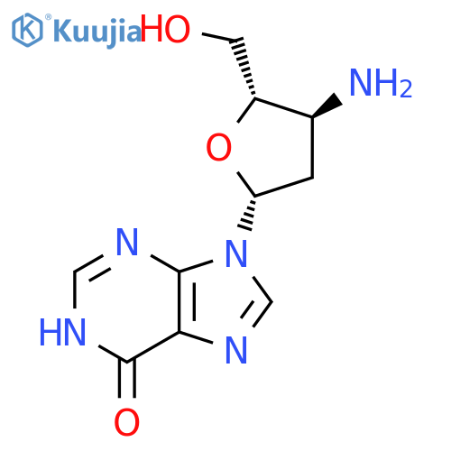 3'-Amino-2',3'-dideoxyinosine structure
