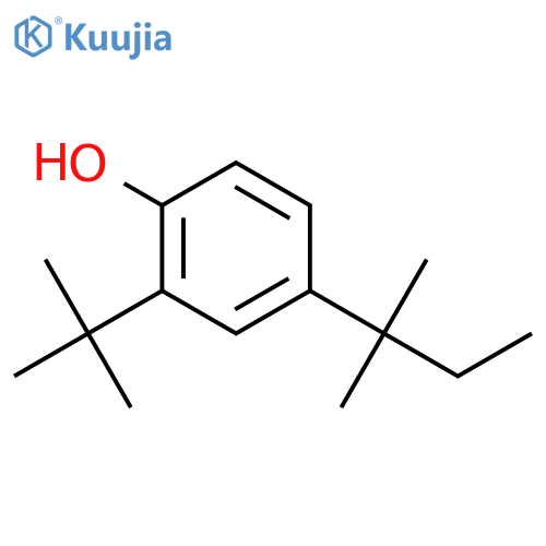 2-Tert-Butyl-4-(2-methylbutan-2-yl)phenol structure