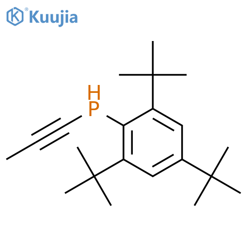 Phosphine, 1-propynyl[2,4,6-tris(1,1-dimethylethyl)phenyl]- structure