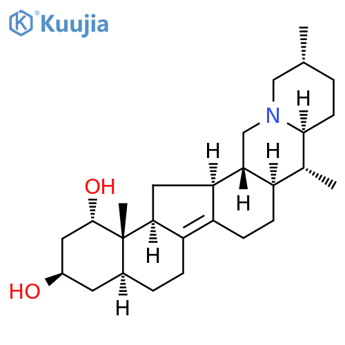 Cevane-1,3-diol,8,14-didehydro-, (1a,3b,5a,25a)- (9CI) structure