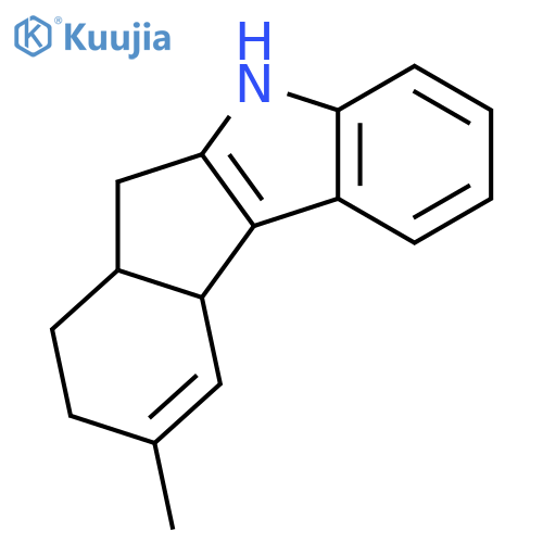 Indeno[2,1-b]indole, 5,6,6a,7,8,10a-hexahydro-9-methyl- structure