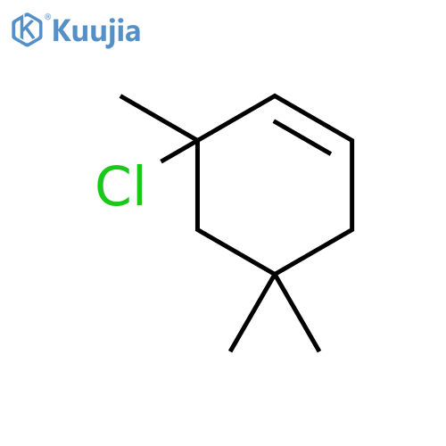 Cyclohexene, 3-chloro-3,5,5-trimethyl- structure