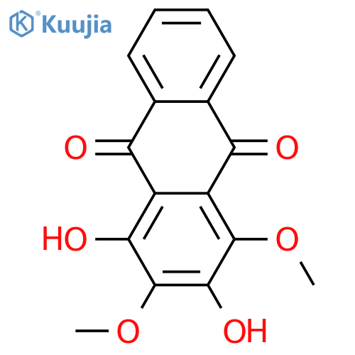 1,2,3,4-Tetrahydroxyanthraquinone; 1,3-Di-Me ether structure