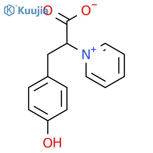 3-(4-hydroxyphenyl)-2-(pyridinium-1-yl)propanoate structure