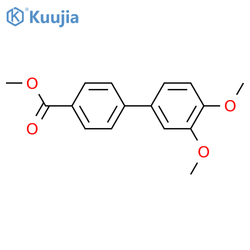 methyl 3',4'-dimethoxybiphenyl-4-carboxylate structure