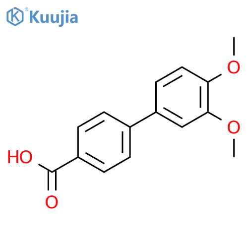 4-(3,4-Dimethoxyphenyl)benzoic acid structure