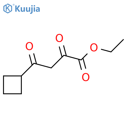 ethyl 4-cyclobutyl-2,4-dioxobutanoate structure