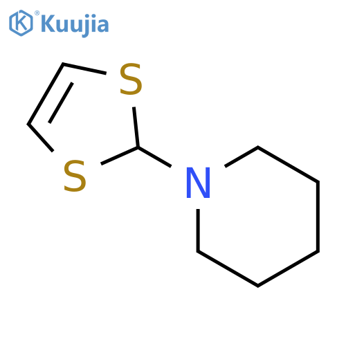 1-(1,3-dithiol-2-yl)piperidine structure