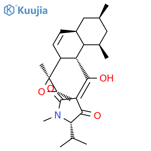 2,4-Pyrrolidinedione,3-[[(1S,2S,4aR,6S,8R,8aR)-2-[(2S,3S)-2,3-dimethyl-2-oxiranyl]-1,2,4a,5,6,7,8,8a-octahydro-6,8-dimethyl-1-naphthalenyl]hydroxymethylene]-1-methyl-5-(1-methylethyl)-,(3Z,5S)- structure